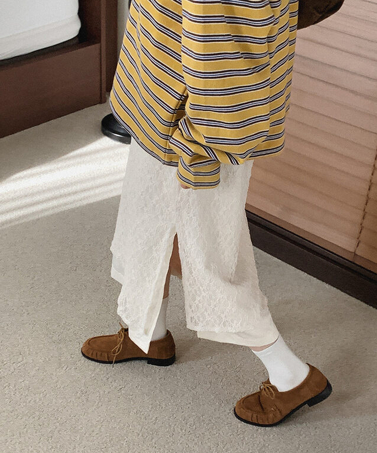 ハニースエードローファー BROWN