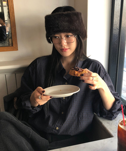 デイリーベーシックチェックシャツ NAVY