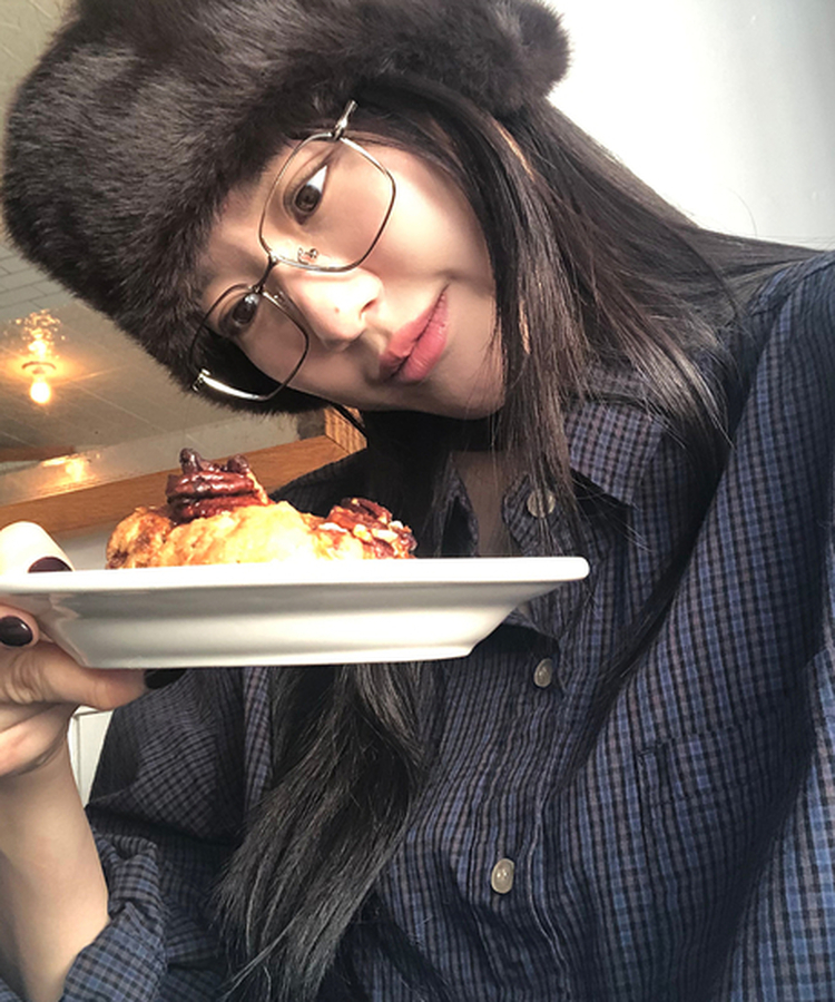 デイリーベーシックチェックシャツ NAVY