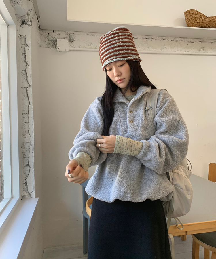 ウインターデイリーフリース GRAY