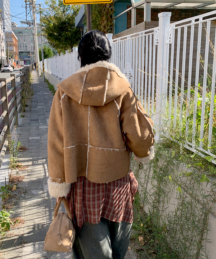 フレアチェックシフォンスカート BURGUNDY