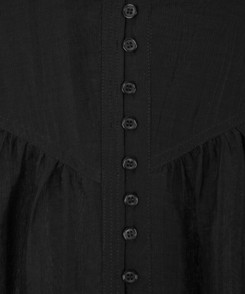 シースルーシャーリングブラウス