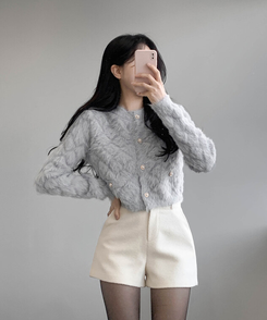 ウールハーフショートパンツ IVORY