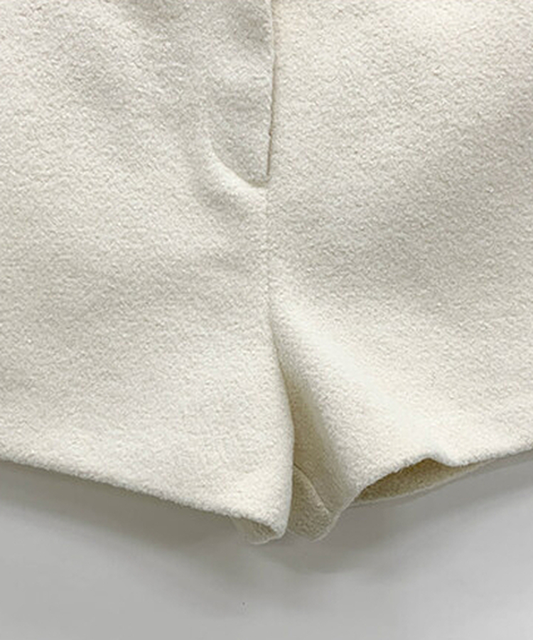 ウールハーフショートパンツ