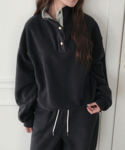 ハイネックスナップボタンピンフリーストレーナー CHARCOAL