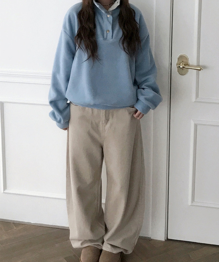 ハイネックスナップボタンピンフリーストレーナー SKY BLUE