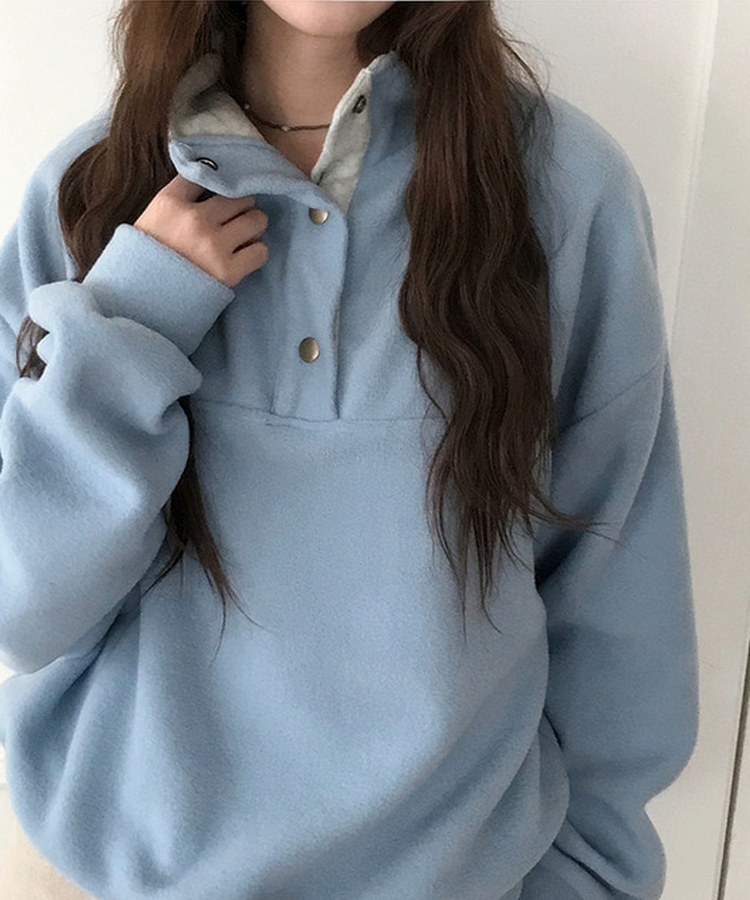 ハイネックスナップボタンピンフリーストレーナー SKY BLUE