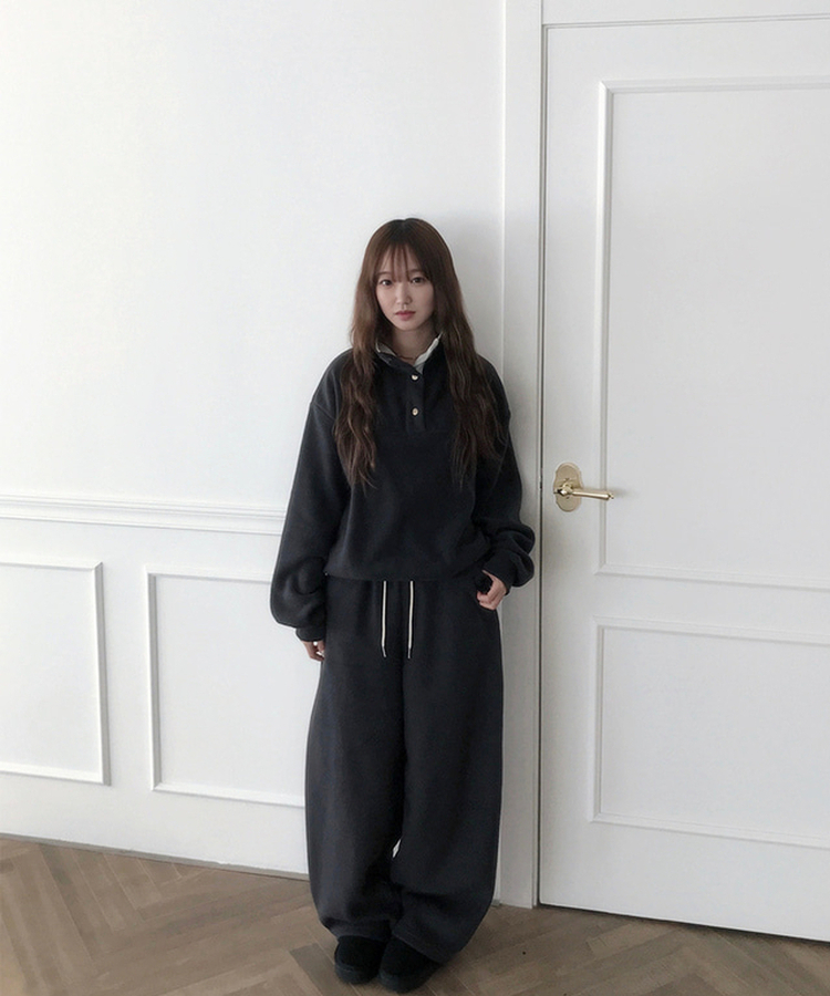 ハイネックスナップボタンピンフリーストレーナー CHARCOAL