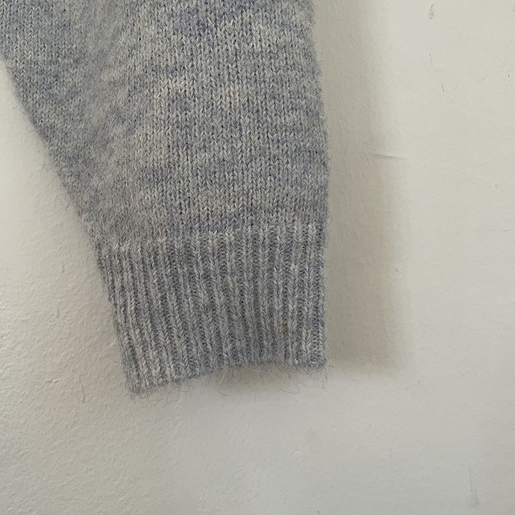 厚手ハイネックフードボタンカーディガン