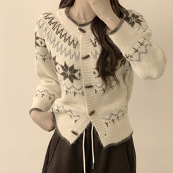 マシュマロノルディックニットカーディガン BEIGE