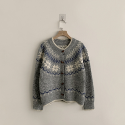 マシュマロノルディックニットカーディガン