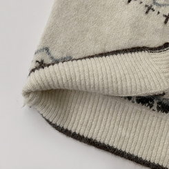 マシュマロノルディックニットカーディガン