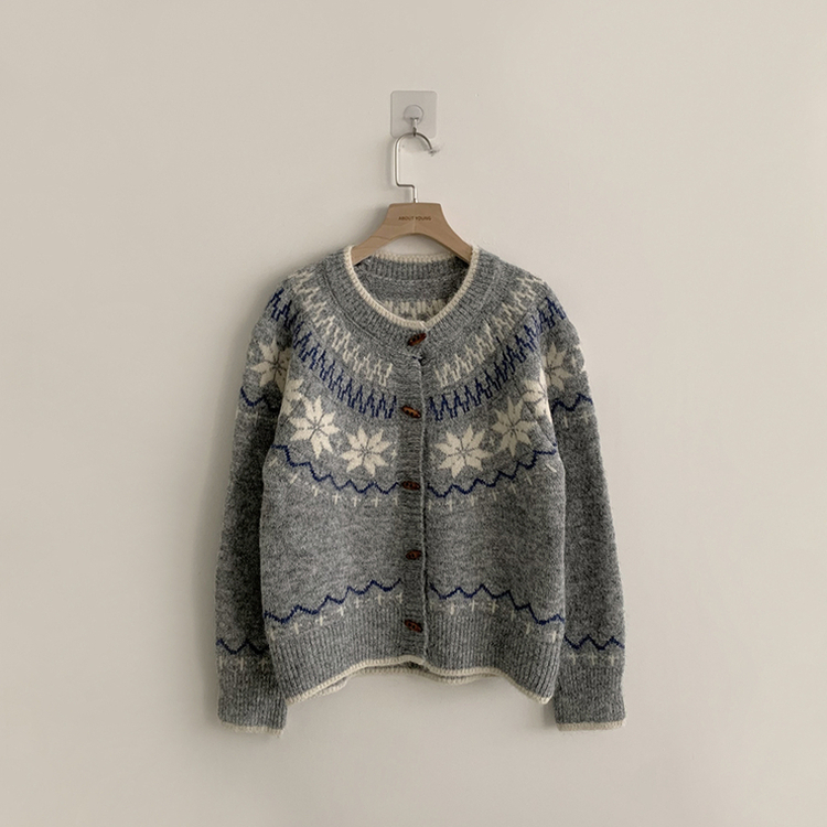 マシュマロノルディックニットカーディガン