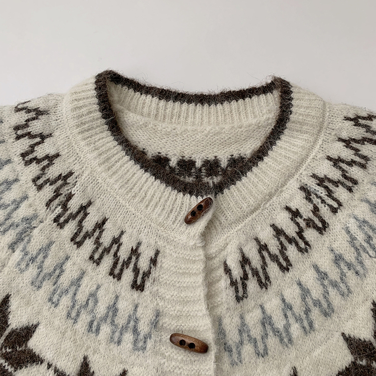 マシュマロノルディックニットカーディガン