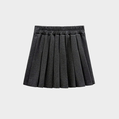 プリーツAラインミニスカート