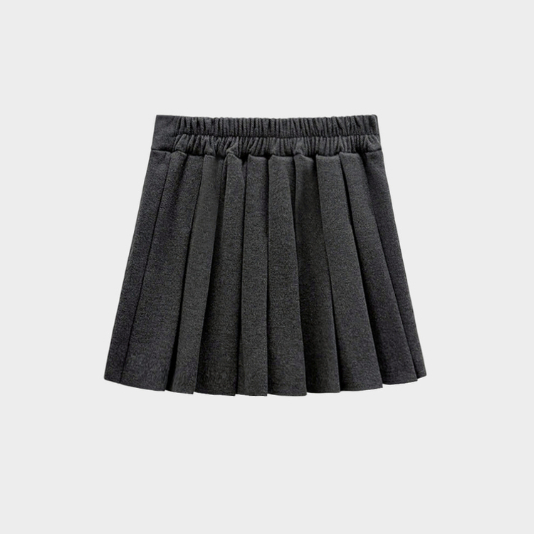 プリーツAラインミニスカート