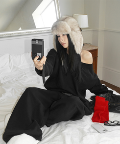 ウィンターファーパトラッパーハット BEIGE