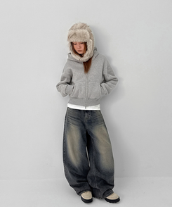 ウィンターファーパトラッパーハット BEIGE