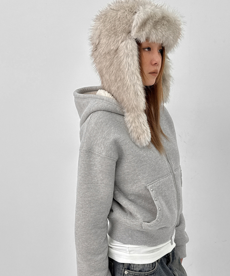 ウィンターファーパトラッパーハット BEIGE