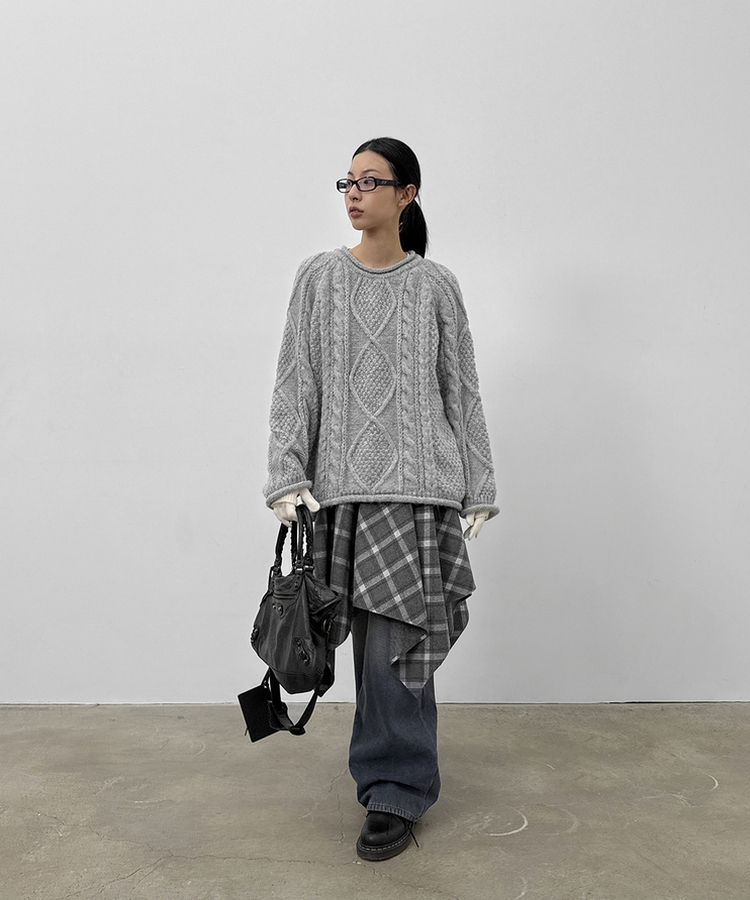 グニットタッチ手袋(9color) IVORY