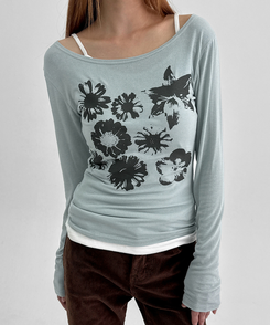 コーデュロイブーツカットパンツ BROWN