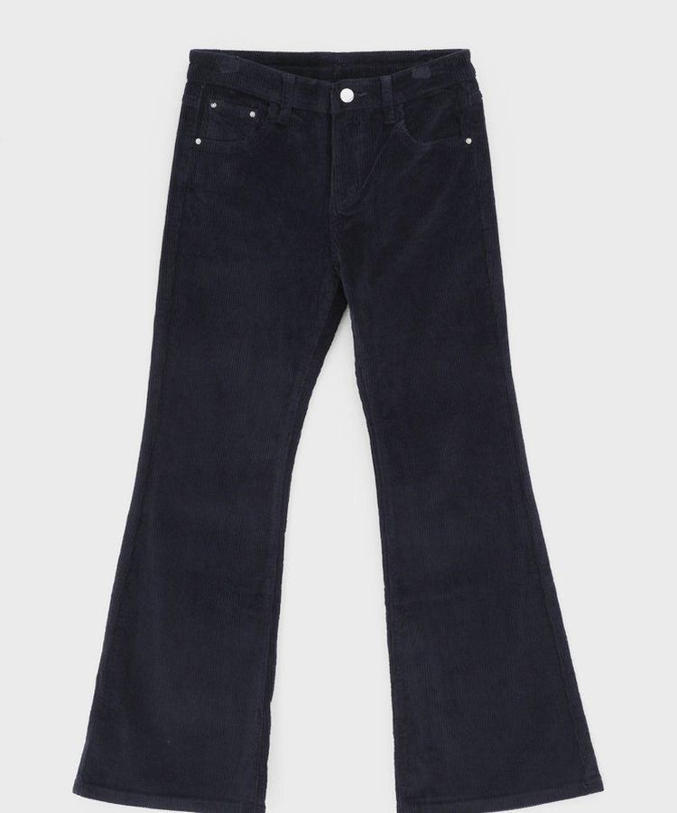 コーデュロイブーツカットパンツ