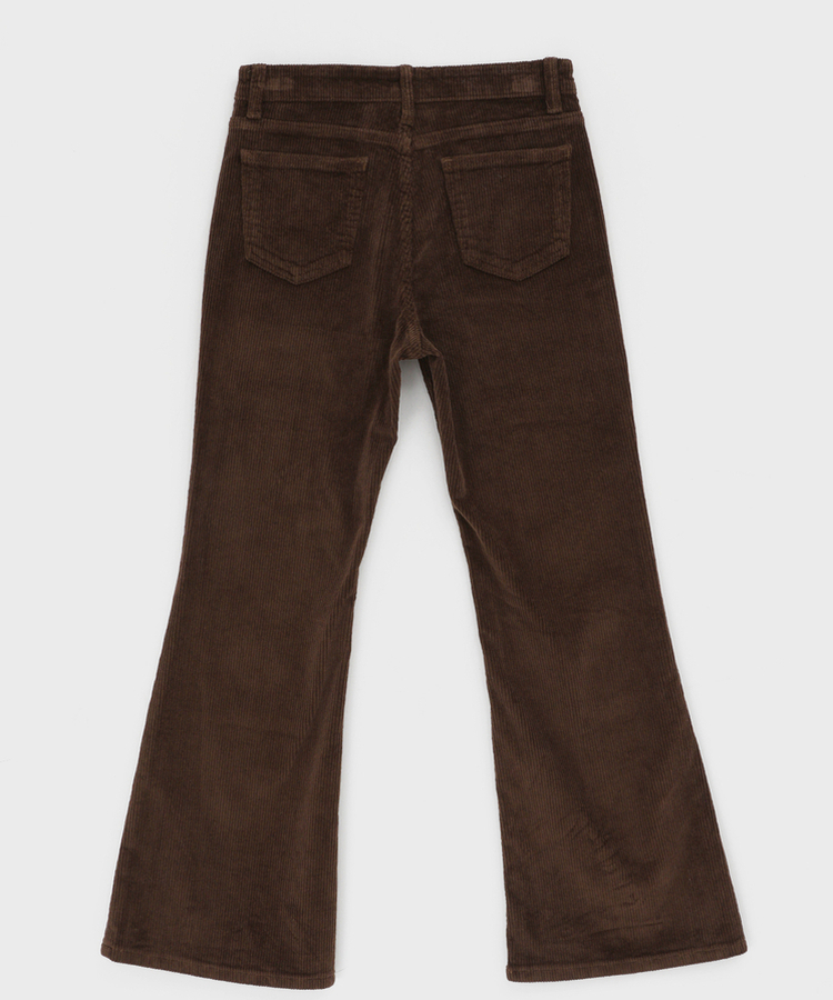 コーデュロイブーツカットパンツ