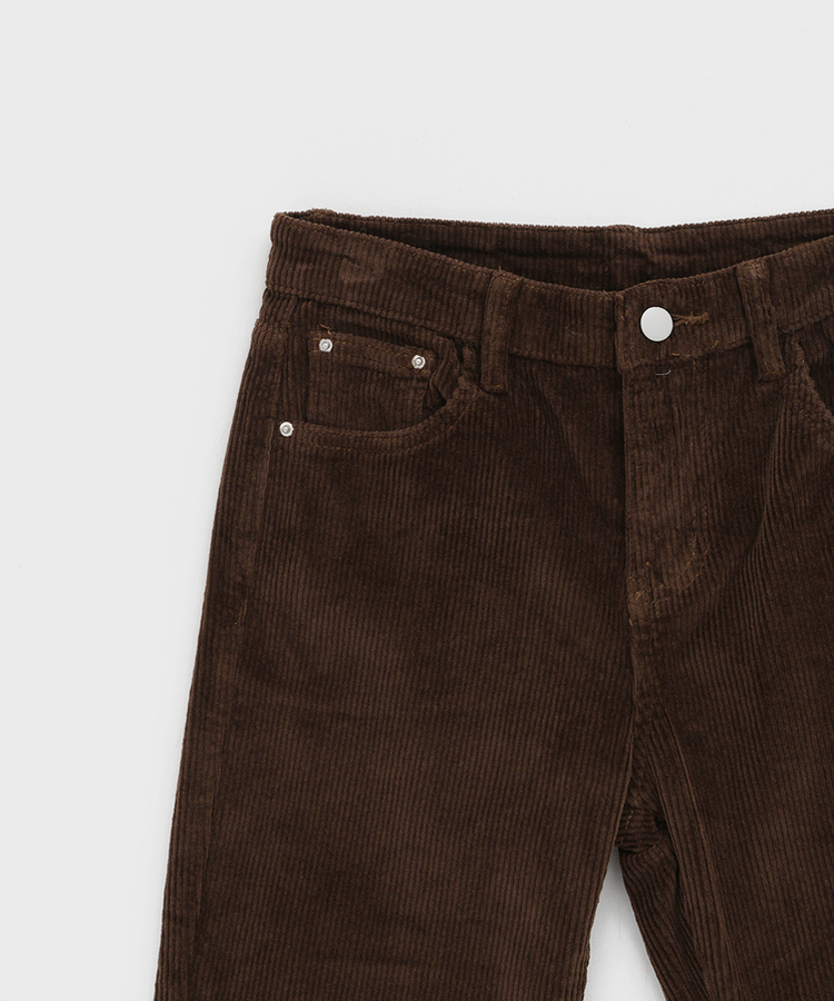 コーデュロイブーツカットパンツ