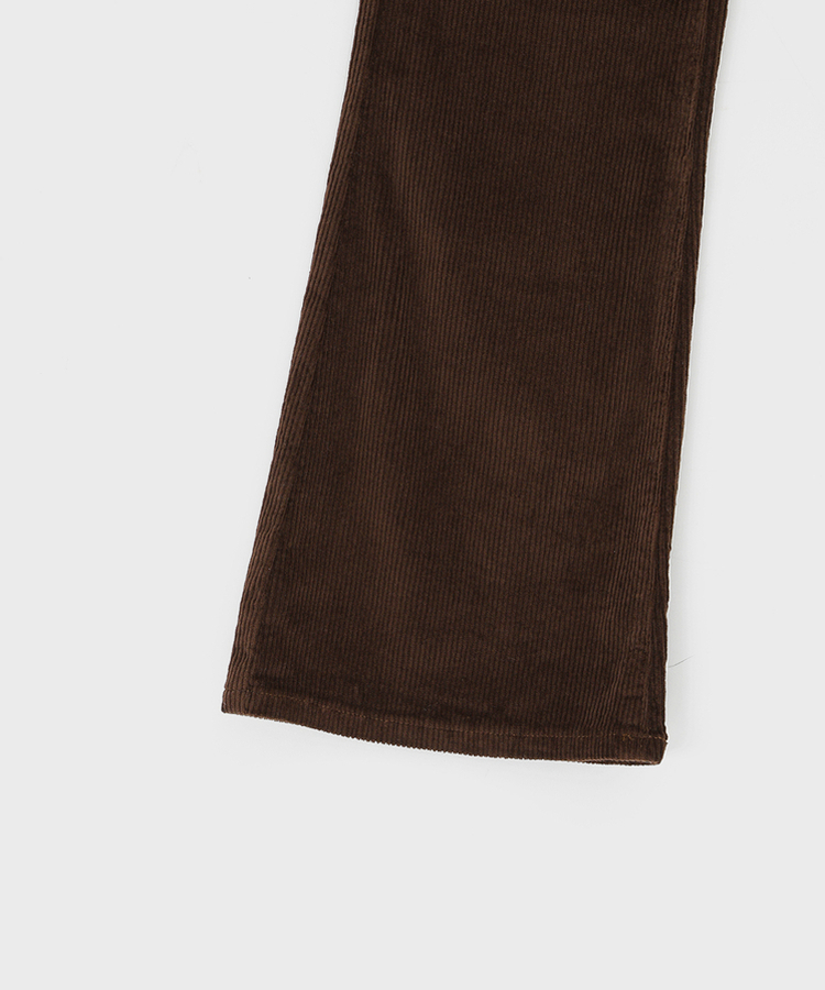 コーデュロイブーツカットパンツ