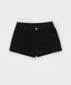 コーデュロイローウエストショートパンツ