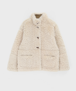 リバーシブルムスタンハーフジャケット