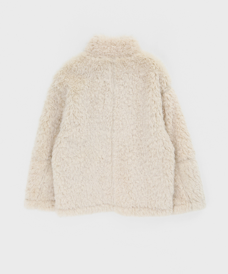 リバーシブルムスタンハーフジャケット