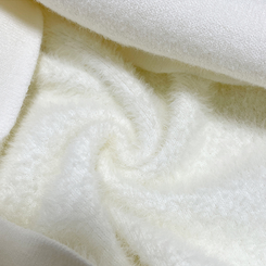 【起毛】ハーフハイネックミンクニット