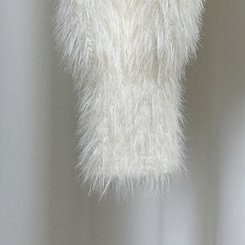 アンゴラセーラージップアップカーディガン