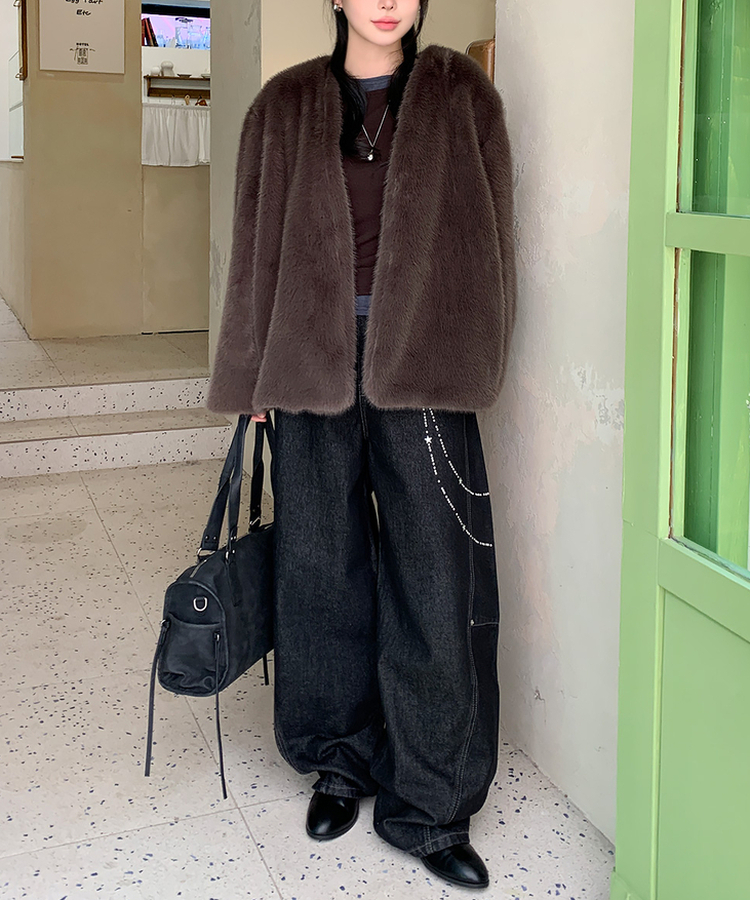 スターキーリングバルーンデニムパンツ BLACK DENIM