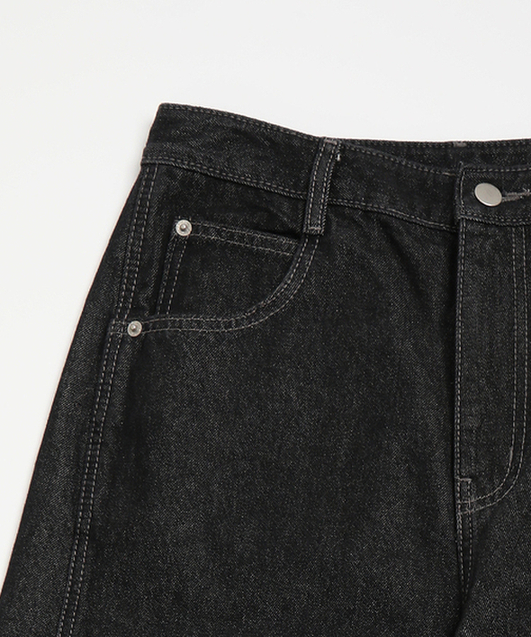 スターキーリングバルーンデニムパンツ