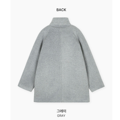 ハイネックミディコート