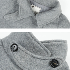 ハイネックミディコート