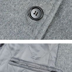 ハイネックミディコート