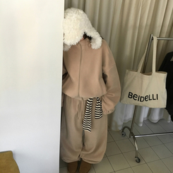 【SET着用可能】ジップアップフリースセット BEIGE