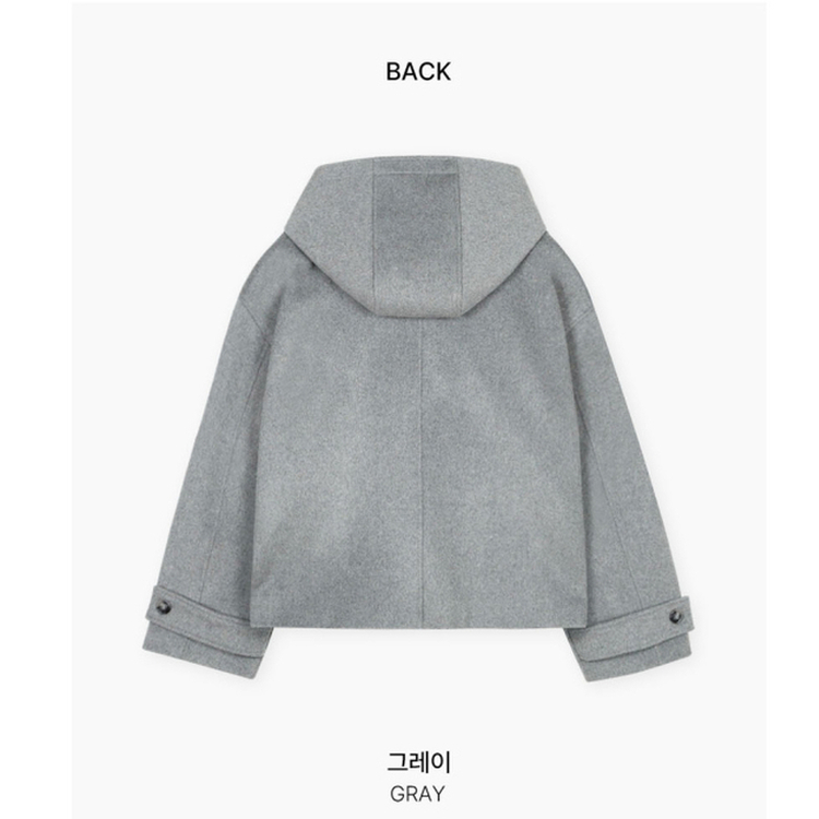 フードウールショートコート