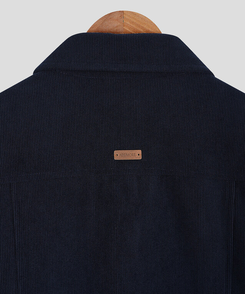 【起毛】コーデュロイスリムシャツ