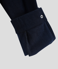 【起毛】コーデュロイスリムシャツ