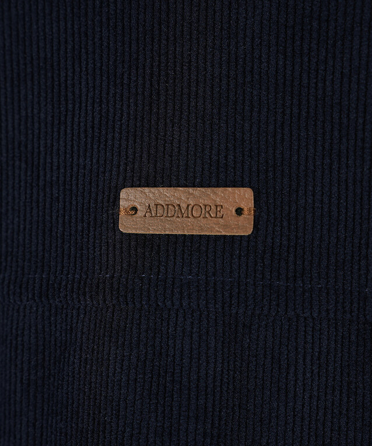 【起毛】コーデュロイスリムシャツ