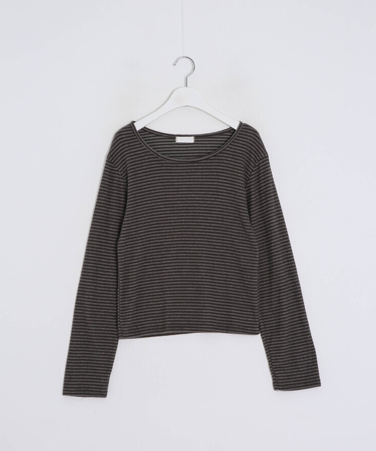 ストライプ長袖Tシャツ