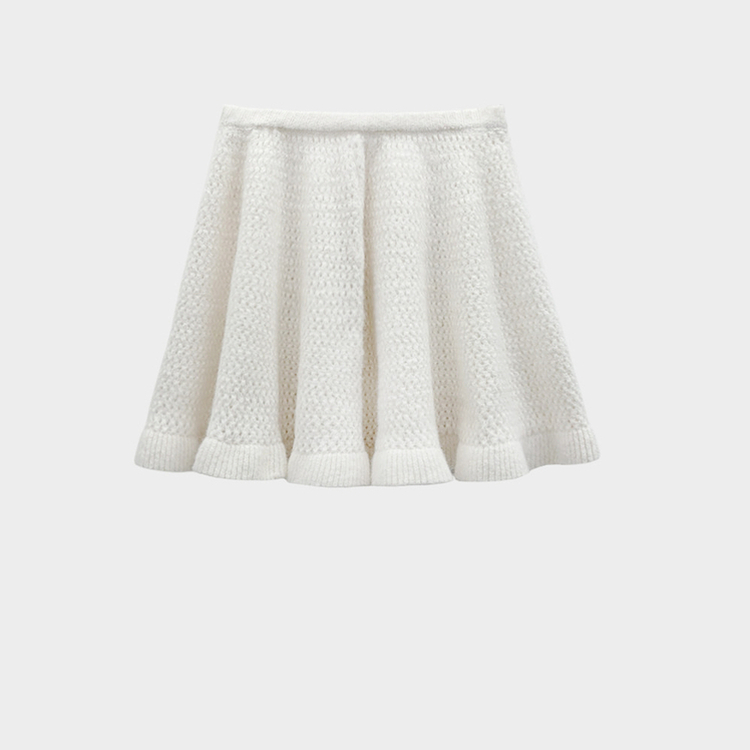 보온성 두배포근 보트넥 루즈핏 니트 케이프 숄 망토 세트