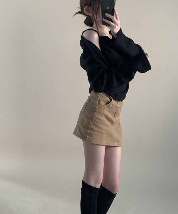 【SET】キャミソール ボレロガーディガン BLACK