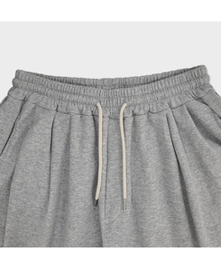 【起毛】72刺繍ピンタックワイドトレーニングパンツ(5color)