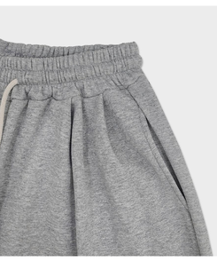 【起毛】72刺繍ピンタックワイドトレーニングパンツ(5color)