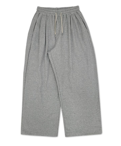 【起毛】72刺繍ピンタックワイドトレーニングパンツ(5color)